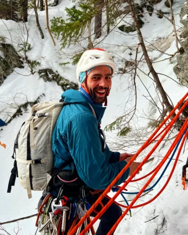 Ice Climbing Guide Austen Bernier