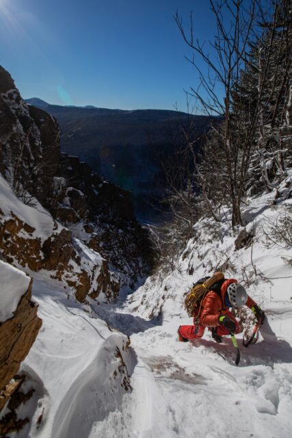 Ice Climbing Guide Nick Dehaas