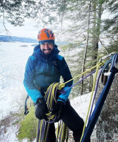 Ice Climbing Guide Kevin Garcia