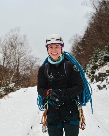 Ice Climbing Guide Kelsey Rex