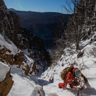 Ice Climbing Guide Nick Dehaas